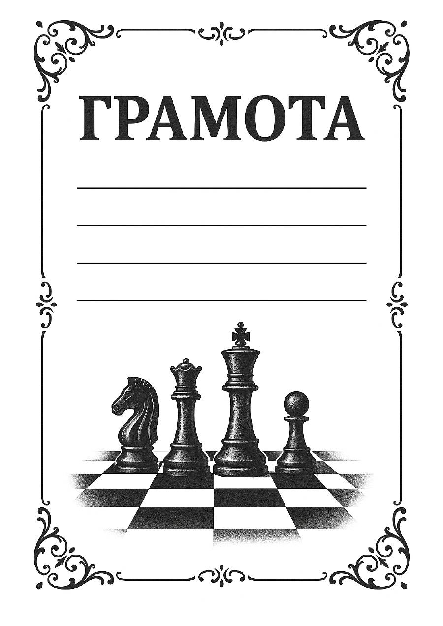 Превью: Грамота, шаблон для печати