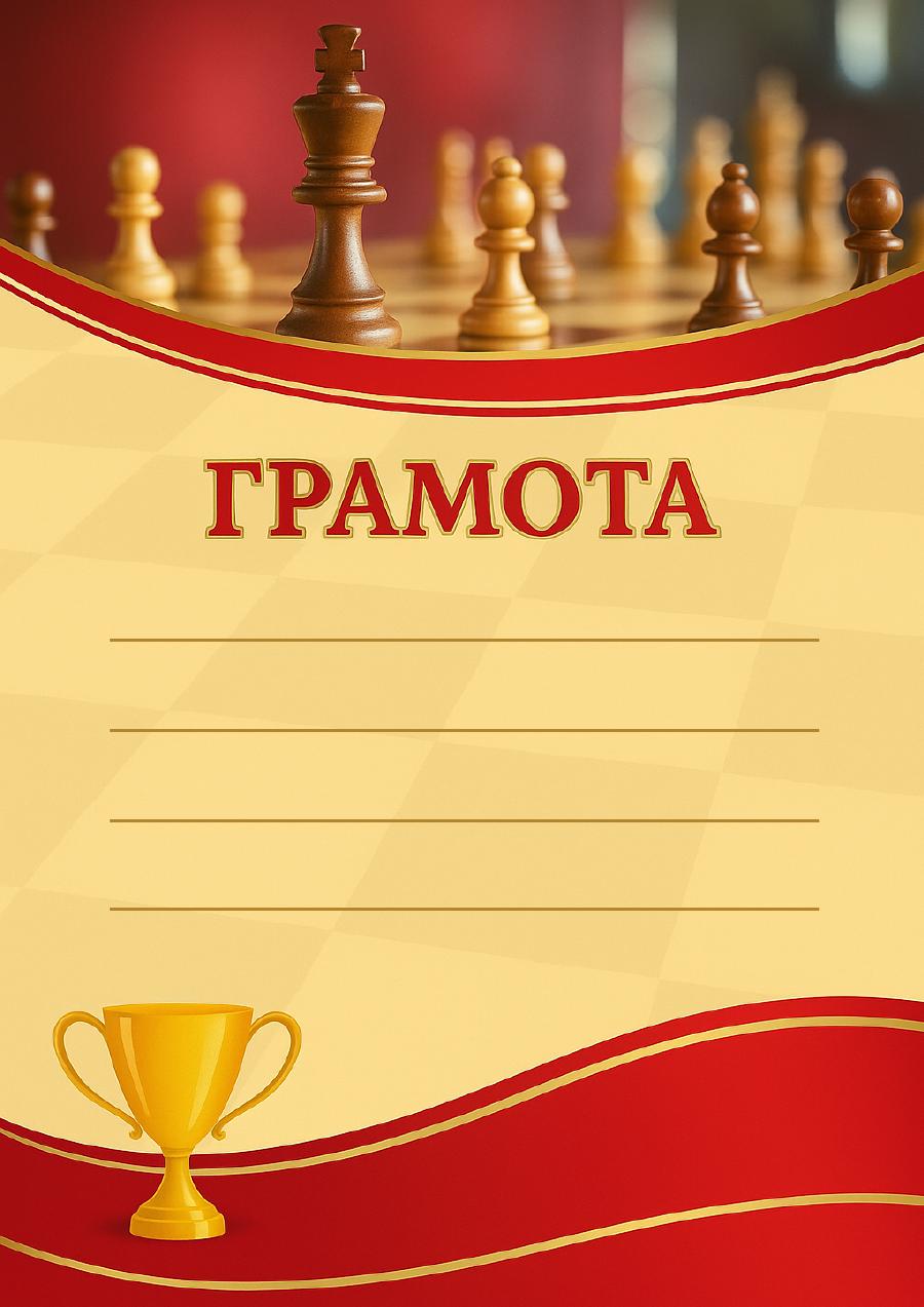 Превью: Грамоты для шахматных турниров